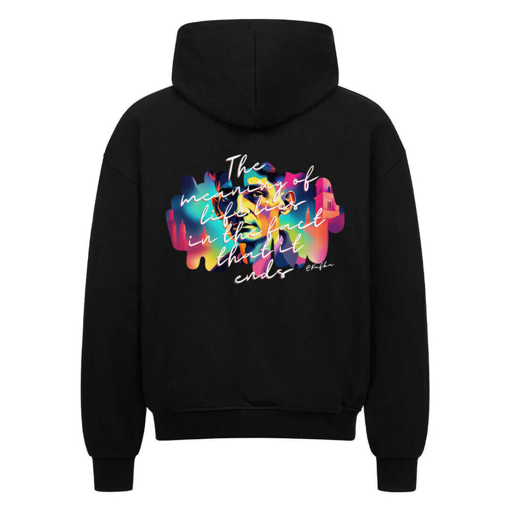Hoodie Modern Art Kollektion Kafka Finit Meaning Solara Oversized