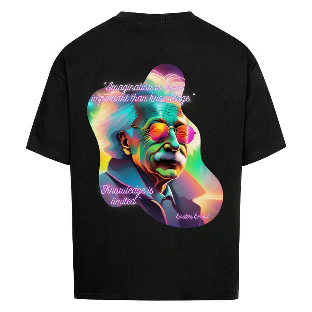 Shirt Modern Art Kollektion Einsteins Neon Solara Oversized